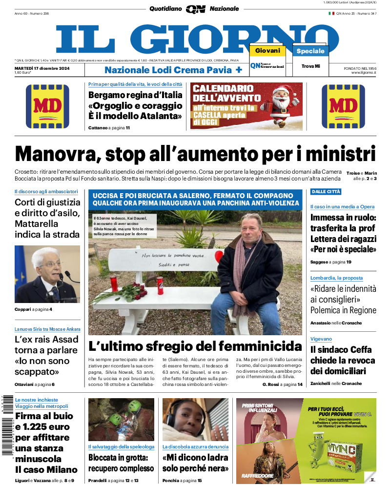 Prima-pagina-il giorno-edizione-di-oggi-20241217